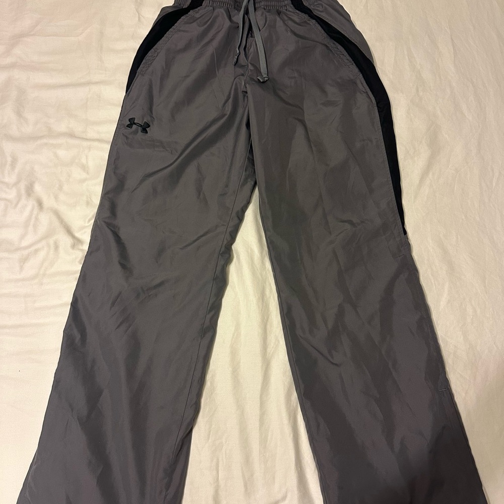 Under Armour Charcoal and Black Athletic Pants